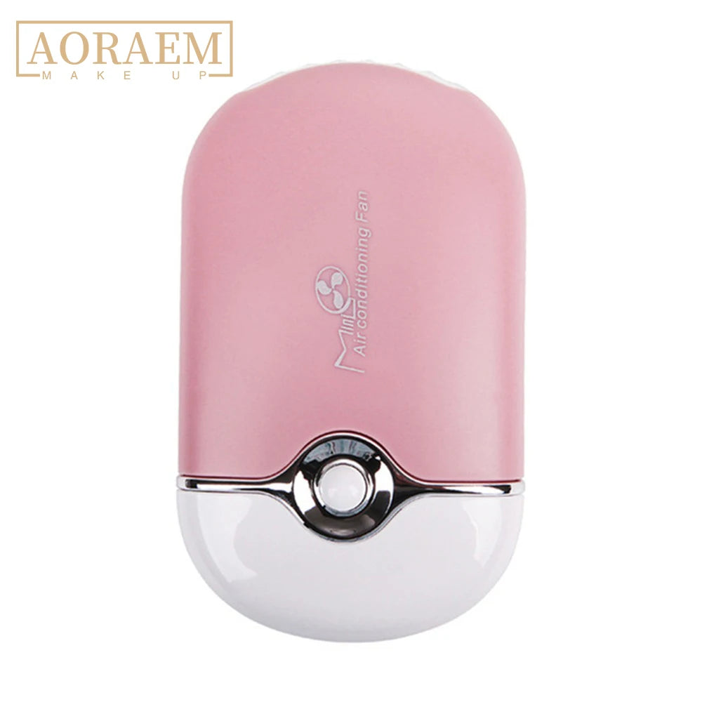 Krofaue Mini USB Eyelash Fan Dryer Blower Extension Graft Eyelashes Dedicated Air Conditioning Glue Fast Dry Makeup Tools