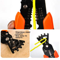 Multifunctional Special Wire Stripping Pliers for Electrician Cutting Wire Stripping Skin Pressing Wire Winding Scissors