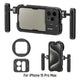 NEEWER Phone Cage Video Rig with Dual Handles For iPhone 15 Pro /Pro Max Smartphone Stabilizer for Video Recording ﻿