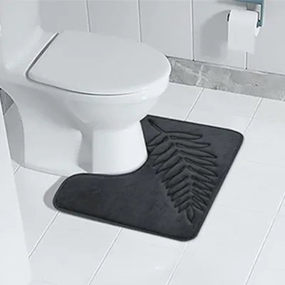 Memory Foam Bath Mat Toilet Mat Extra Soft Non-Slip Bathroom Mat Super Comfort Bath Mats for Bathroom Floor Bath Rug Foot Mat