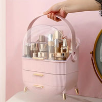 Large Capacity Makeup Organizer Drawer Cosmetic Storage Box for Skincare Beauty Essentials and Makeup Brush Holder