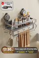 No Drill Bathroom Suction Cup Storage Shelf Storage Shelf Bathroom Perforation-Free Wall Hanging Vanity Toilet Triangle Basket R