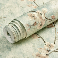 Peel & Stick 3D Floral Wallpaper - Thick, Self-Adhesive, Moisture-Resistant