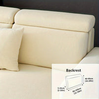 Modern Stretch Sofa Slipcovers - 1 Piece Polar Fleece Fabric Couch Protector, Machine Washable Sofa Cover, Fits Armchair to 4-Seater Sectional, Pet & Kid Friendly Furniture Protection