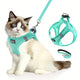 Adjustable Cat Harness with Reflective Strap, Soft Breathable Vest for Walking