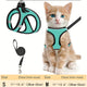 Escape-Proof Cat Harness & Leash Set - Reflective Soft Mesh Vest