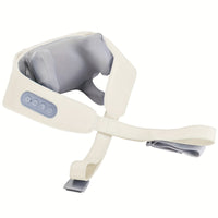 Electric Massager with Heat Pack, Wireless Neck & Shoulder Kneading Pillow