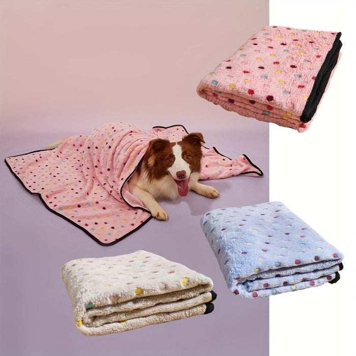 Pet Blanket for Dogs & Cats – 1 Pack Ultra-Soft Comfort Warmth Blanket