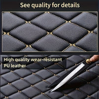 LHD Car Floor Mat - Full Coverage Custom-fit Front and Rear Seat - 3pcs