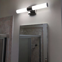 LED Vanity Lights, Modern Stainless Steel Bathroom Light Fixtures Over Mirror as Make Up Lighting Bath Wall Sconces Lamp (8W 40.01cm)