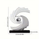 Elegant Resin Abstract Sculpture - Versatile Indoor Decorative Statue