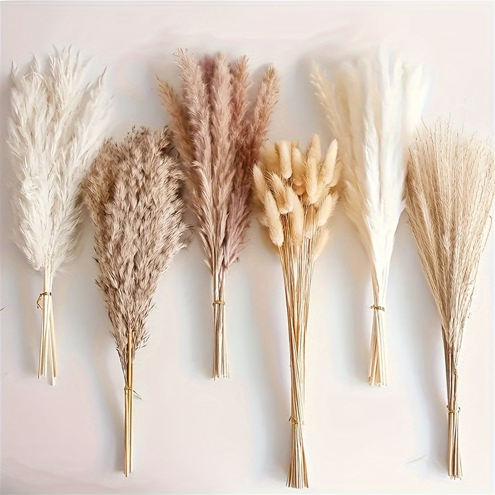 Luxurious Artificial Pampas Grass Bouquet - 65pcs