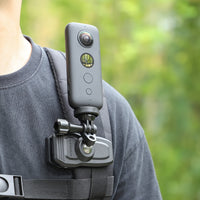 Swivel Backpack Clip Magnetic Action Camera Mount - 360 Degree Rotation