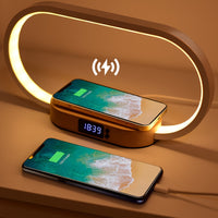 Multi-Function Wireless Charging Station with LED Desk Lamp