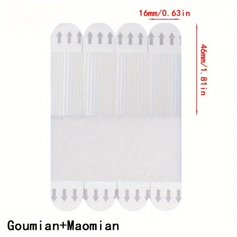 12 Pairs (24pcs) of No-Drill Picture Hanging Strips - Double-Sided Removable Wall Hooks, Suitable for Frames And Artwork, No Trace Adhesive, Water-Resistant Mounting Tape, Heavy-Duty Picture Hanging Set, No-Drill Picture Hang