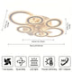Modern Adjustable Ceiling Fan Light with Remote Control - 6 Brightness Levels, ABS/Acrylic/Metal Design, Mold-Resistant, Ideal for Living Room, Office, Bedroom, Kitchen, Fan for Bedroom, Perfect for Christmas Gifts, Holiday O