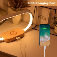 Multi-Function Wireless Charging Station with LED Desk Lamp