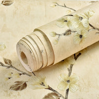 Peel & Stick 3D Floral Wallpaper - Thick, Self-Adhesive, Moisture-Resistant