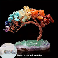 1pc Natural Crystal 7 Chakra Money Tree Crystal Tree