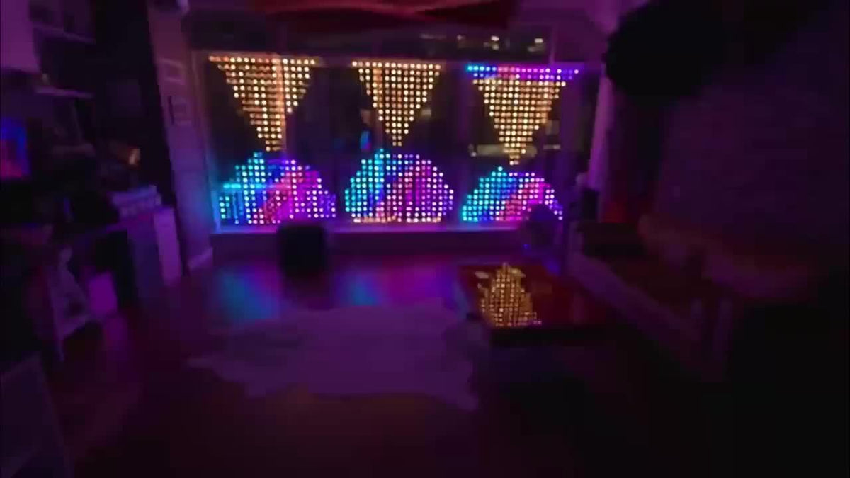 Smart Curtain Lights - RGBIC Color - 256 LED