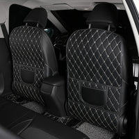 Car Backseat Kick Mats, Front Seat Protector, Car Storage Bag