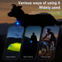 Bright LED Collar Light Pendant with Carabiner Clip-Setting Insulating Sheet