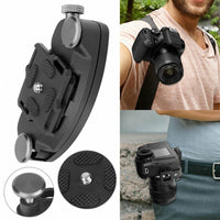 Quick Release Plate Clamp Adapter Camera Waist Belt Clip