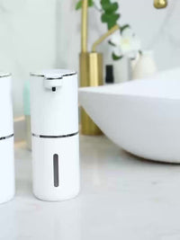 A 380Ml Bathroom Liquid Dispenser for Hand Soap, Featuring a Rechargeable, Wall-Mounted Automatic Sensor.