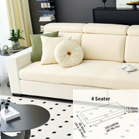 Modern Stretch Sofa Slipcovers - 1 Piece Polar Fleece Fabric Couch Protector, Machine Washable Sofa Cover, Fits Armchair to 4-Seater Sectional, Pet & Kid Friendly Furniture Protection