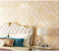 Non-Self-Adhesive 3d Embossed Non-woven Wallpape