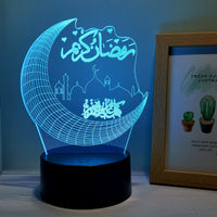 Enchanting Moon & Star Palace 3D Night Light