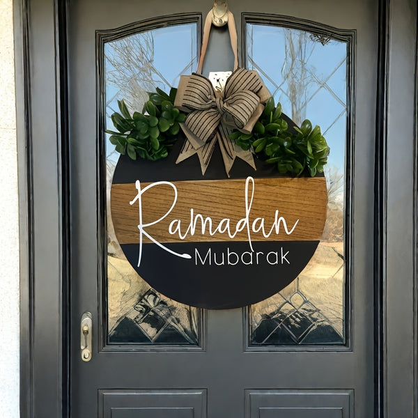 1pc Ramadan Mubarak Door Wreath