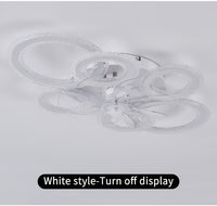 Modern Adjustable Ceiling Fan Light with Remote Control - 6 Brightness Levels, ABS/Acrylic/Metal Design, Mold-Resistant, Ideal for Living Room, Office, Bedroom, Kitchen, Fan for Bedroom, Perfect for Christmas Gifts, Holiday O