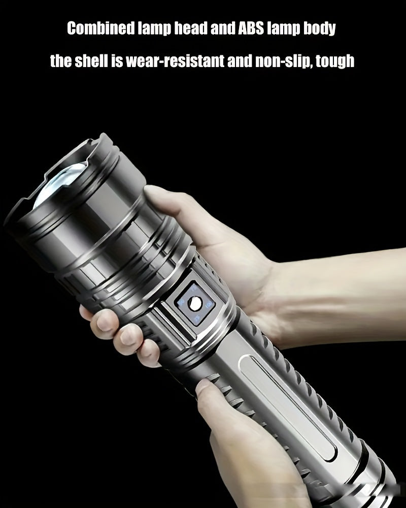 Super Bright LED Flashlight Built-in Battery