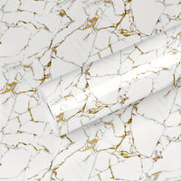 Self-Adhesive Marble Look Kitchen Wallpaper