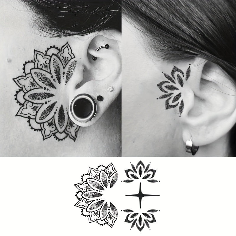 Herbal Temporary Tattoo Stickers