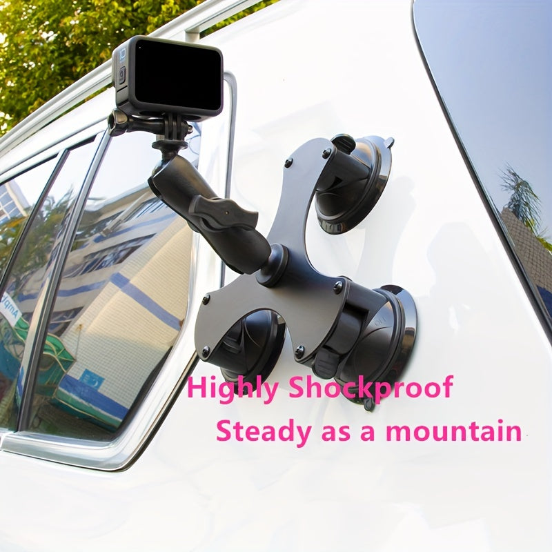 Car-mounted Triangle Sucker Support, Universal Ball-head Sucker
