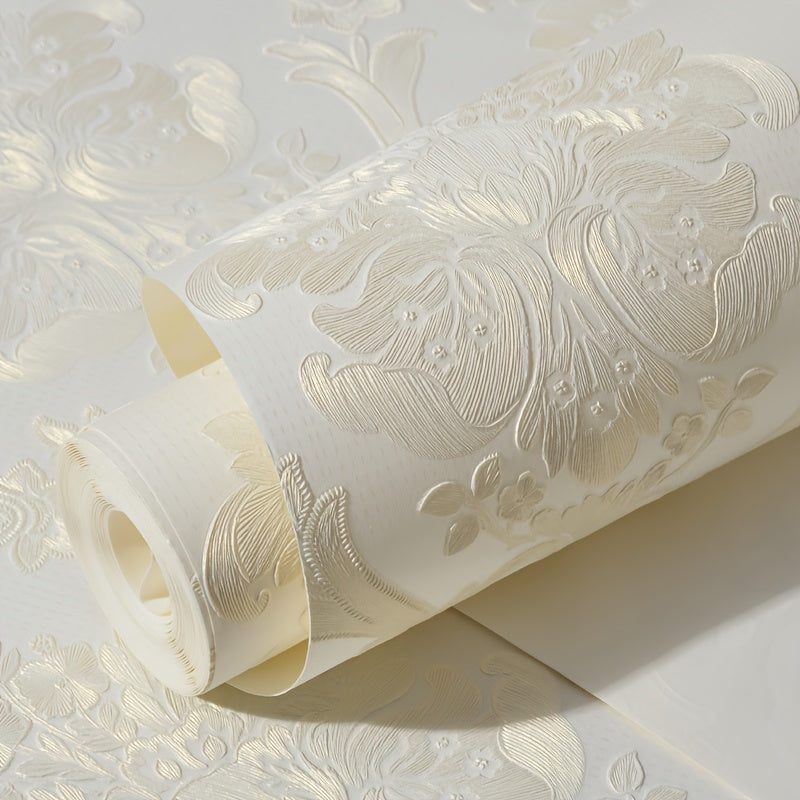 Self-Adhesive 3D Embossed Texturizing Style Wallpaper