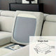 Modern Stretch Sofa Slipcovers - 1 Piece Polar Fleece Fabric Couch Protector, Machine Washable Sofa Cover, Fits Armchair to 4-Seater Sectional, Pet & Kid Friendly Furniture Protection
