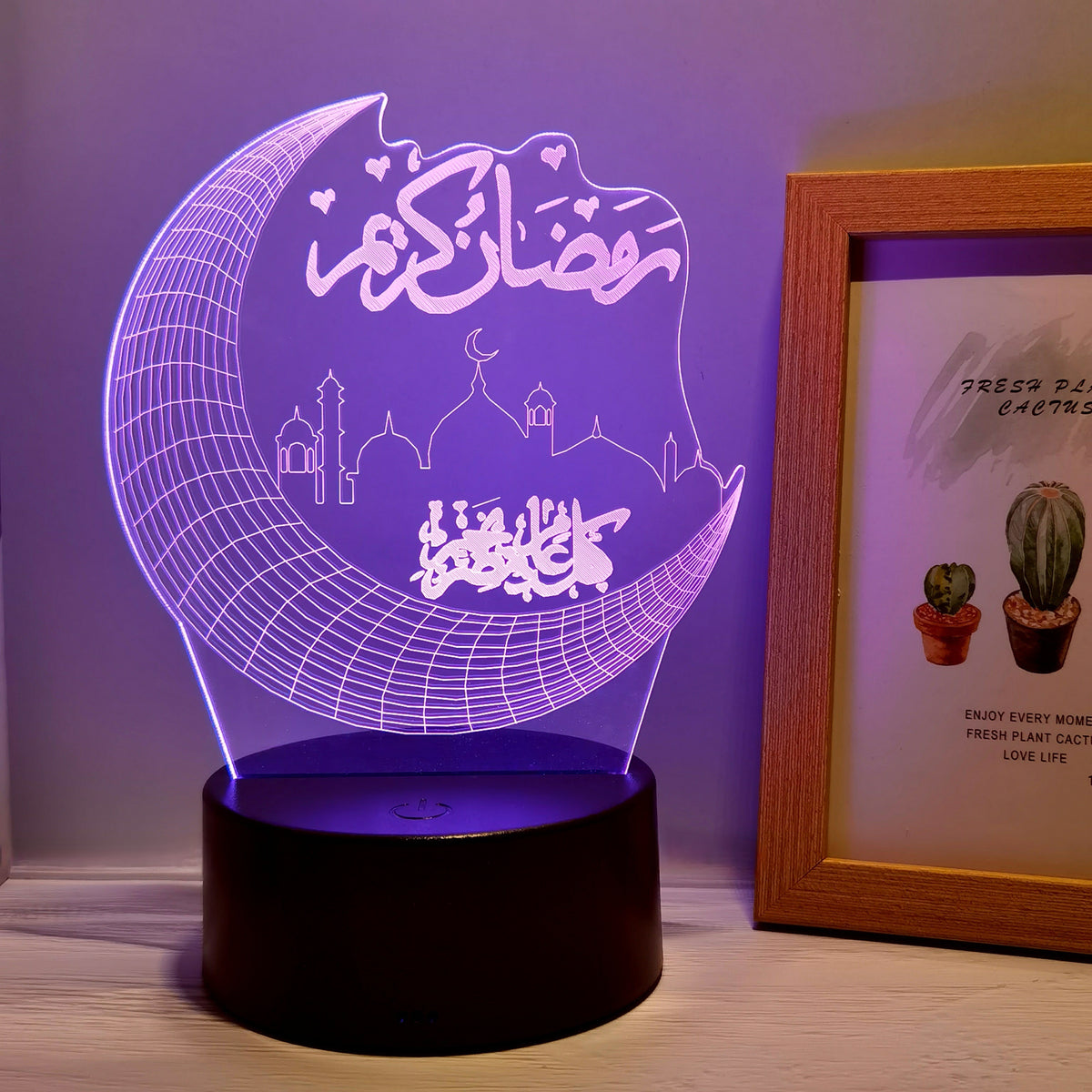 Enchanting Moon & Star Palace 3D Night Light