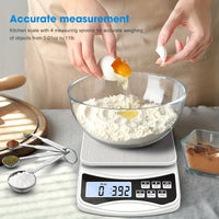 Food Kitchen Scale, 5000g X 0.1g Digital Scale