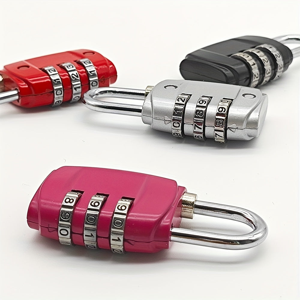 A 3-digit Combination Lock For Luggage, Gym Lockers, Cabinets