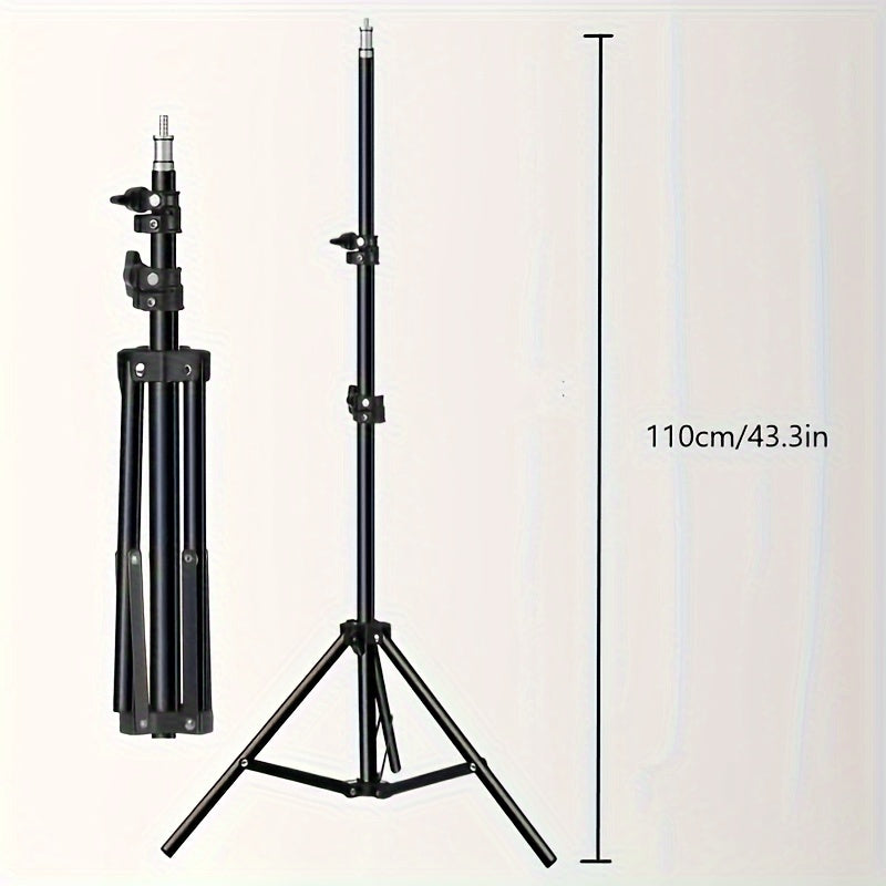 "10"" Flat Panel Light With 1.1m Stand Adjustable Triangle Stand"