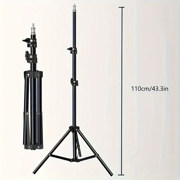 "10"" Flat Panel Light With 1.1m Stand Adjustable Triangle Stand"