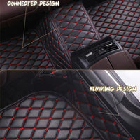 Left driving 5 Seats Car Floor Mats - Interior Accessories Anti-slip Foot Pads