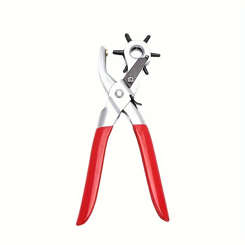 Precision Faux Leather Hole Puncher Tool - Multi-Size for Belts, Watch Bands & Handbag Straps