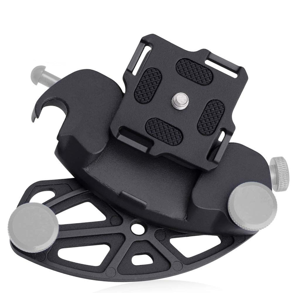 Quick Release Plate Clamp Adapter Camera Waist Belt Clip