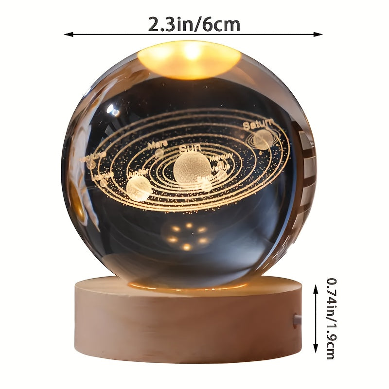 Solar System Crystal Ball,Perfect Space Themed Decor