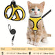 Escape-Proof Cat Harness & Leash Set - Reflective Soft Mesh Vest