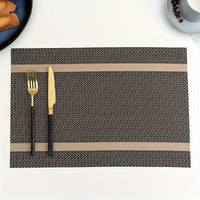 Washable Placemat, PVC Non-slip Heat Insulation Placemat, Heat Resistant Mat